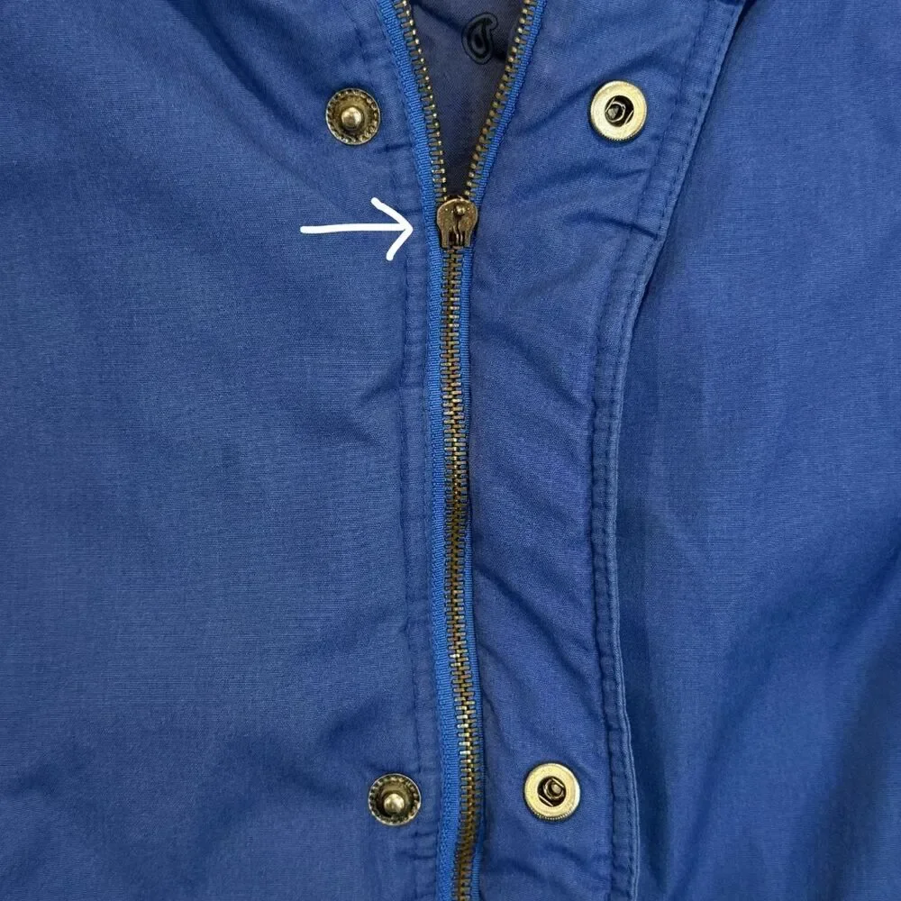 Vintage 80s Blue Stone Ridge N.Y. Paris Bomber Ski Jacket Sz XL Join The Winners